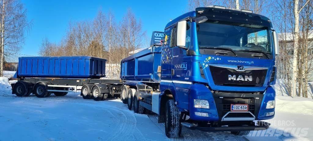 MAN TGX 35.580 Camiones bañeras basculantes o volquetes