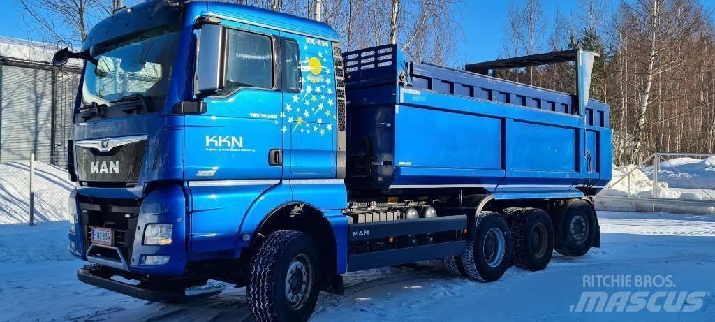 MAN TGX 35.580 Camiones bañeras basculantes o volquetes