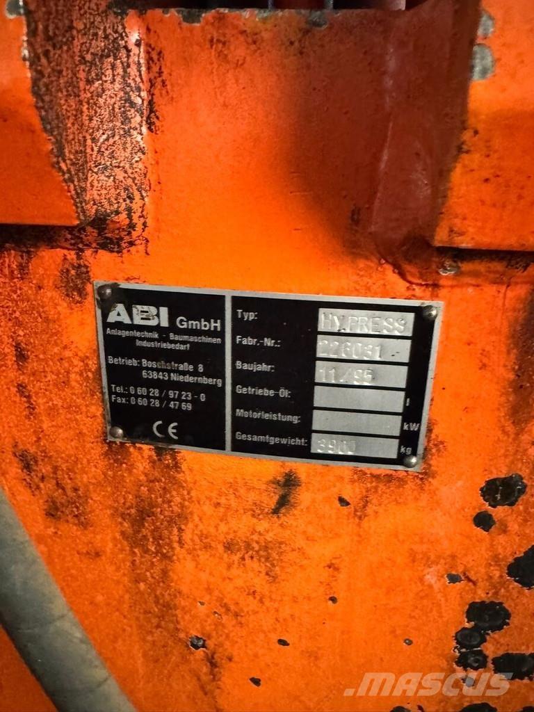 ABI Hydropress Martillos hidráulicos
