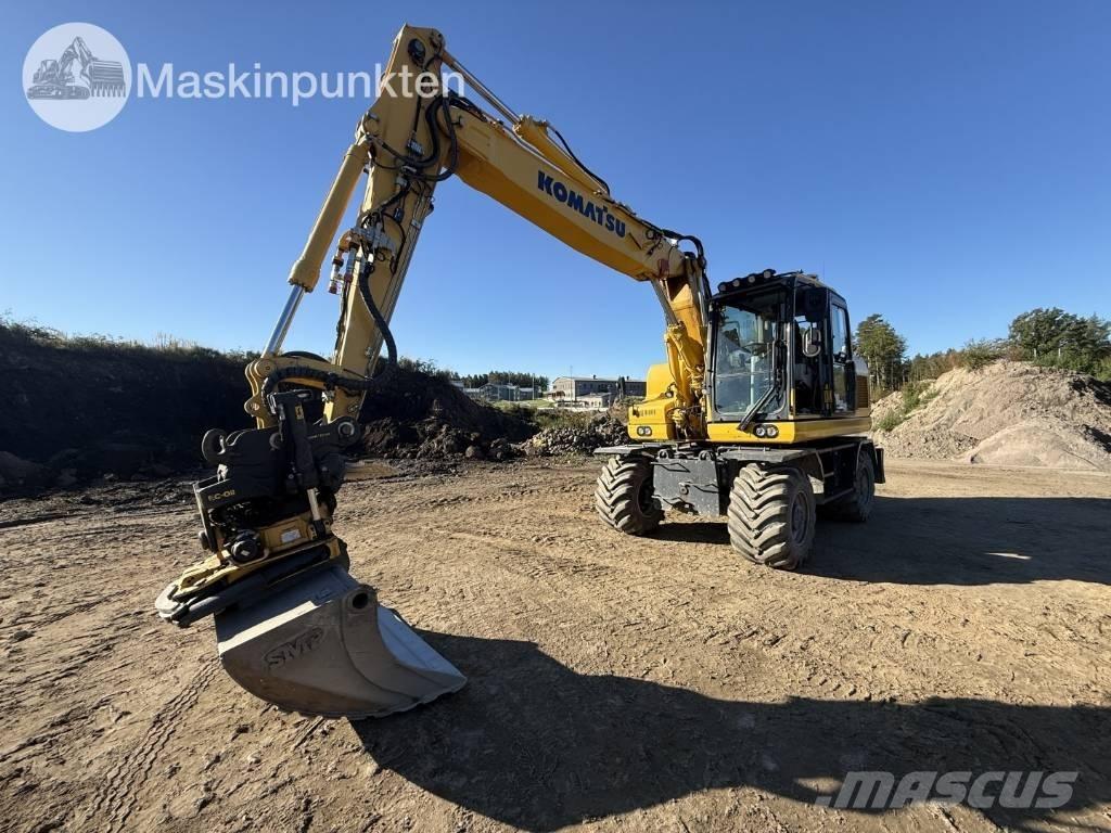 Komatsu PW 160 Excavadoras de ruedas