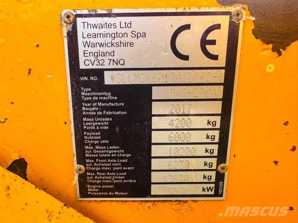 Thwaites 6T Dúmpers de obra