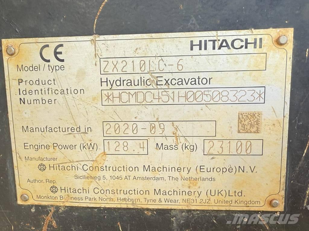 Hitachi ZX 210 LC-6 Excavadoras de cadenas