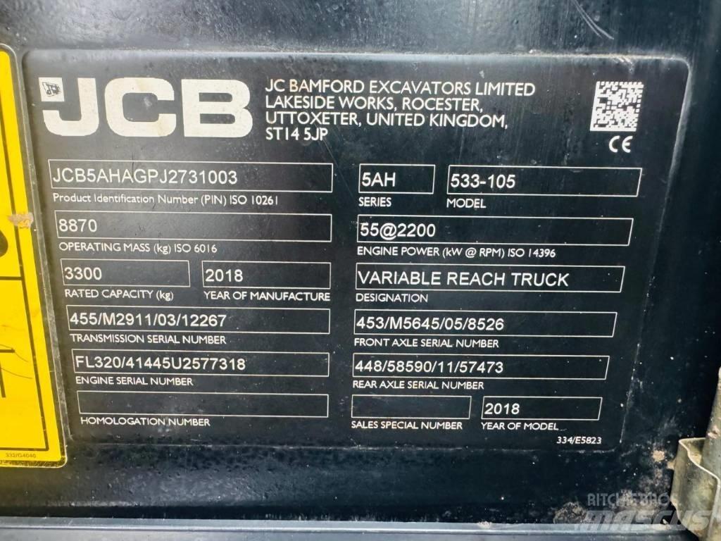 JCB 533-105 Carretillas telescópicas