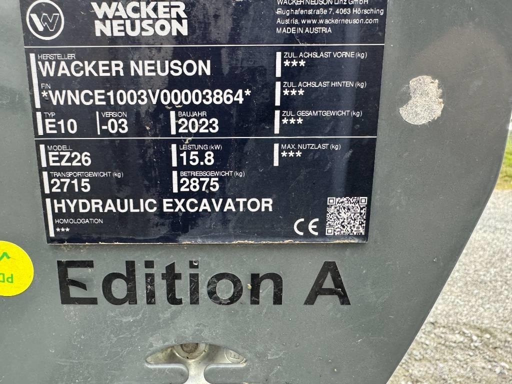 Wacker Neuson EZ26 Excavadoras de cadenas