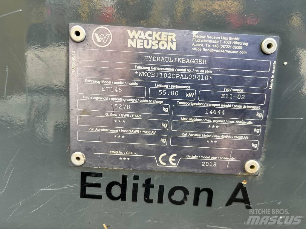 Wacker Neuson ET 145 Excavadoras de cadenas
