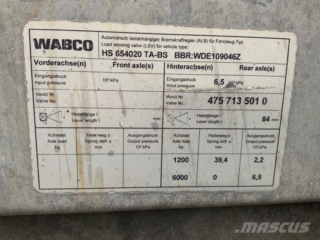 Humbaur HS 6540 Remolques para transporte de vehículos
