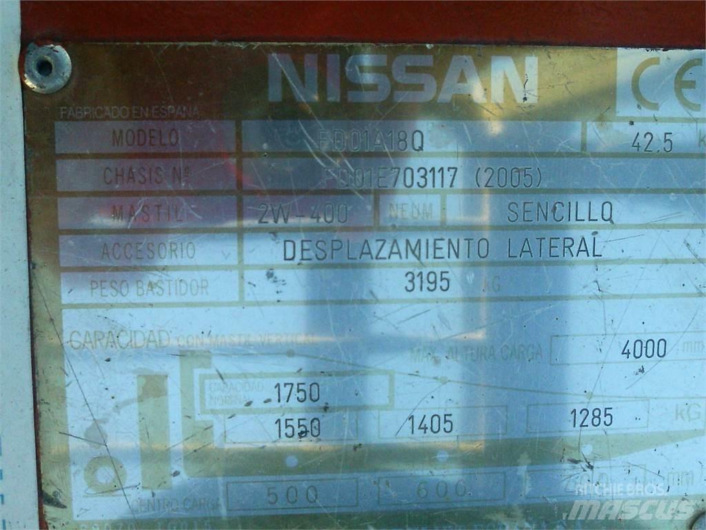 Nissan FD01A18Q Carretillas diesel