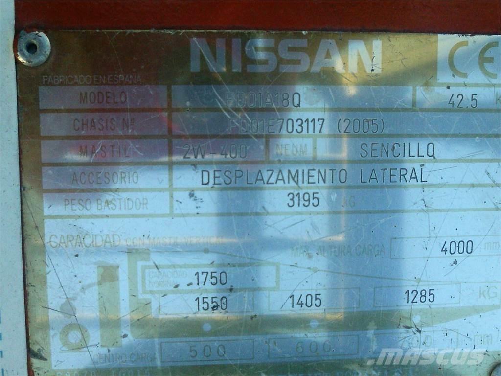 Nissan FD01A18Q Carretillas diesel
