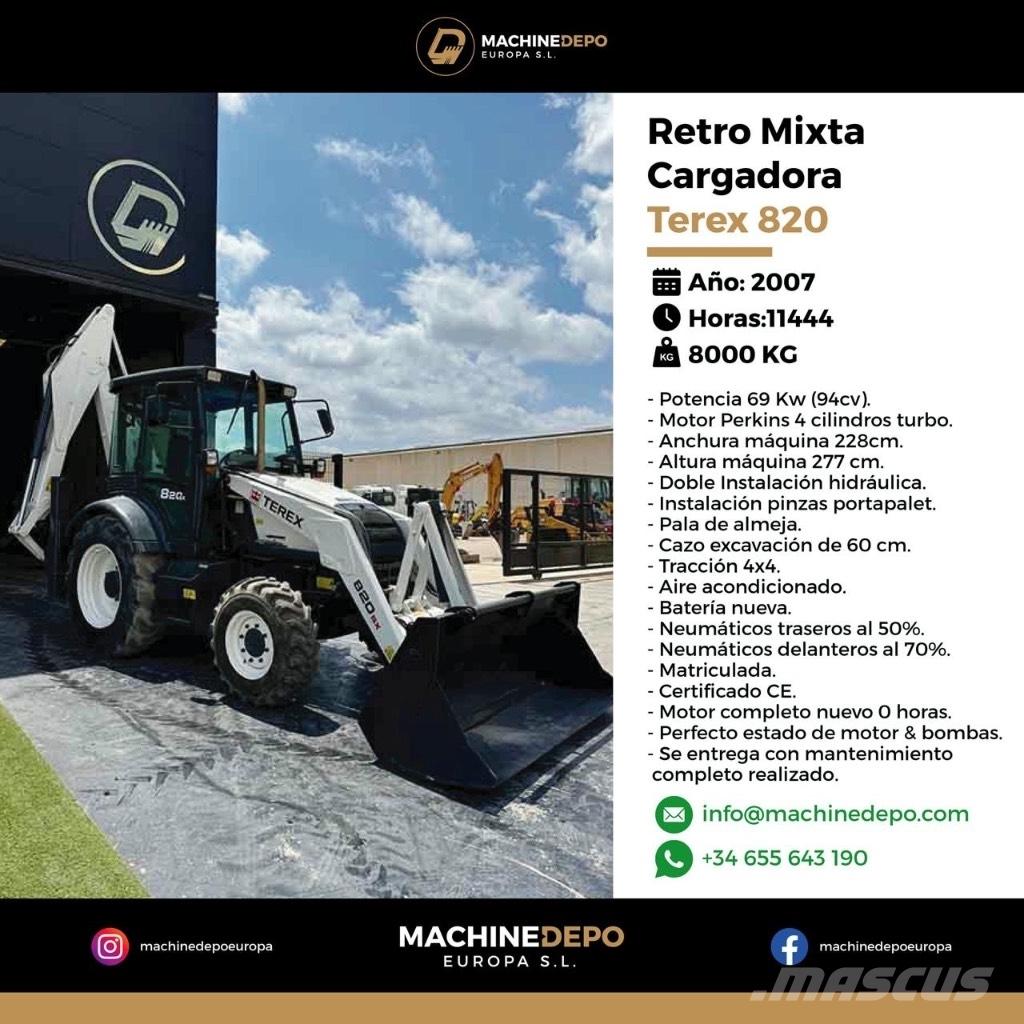 Terex 820 Retrocargadoras