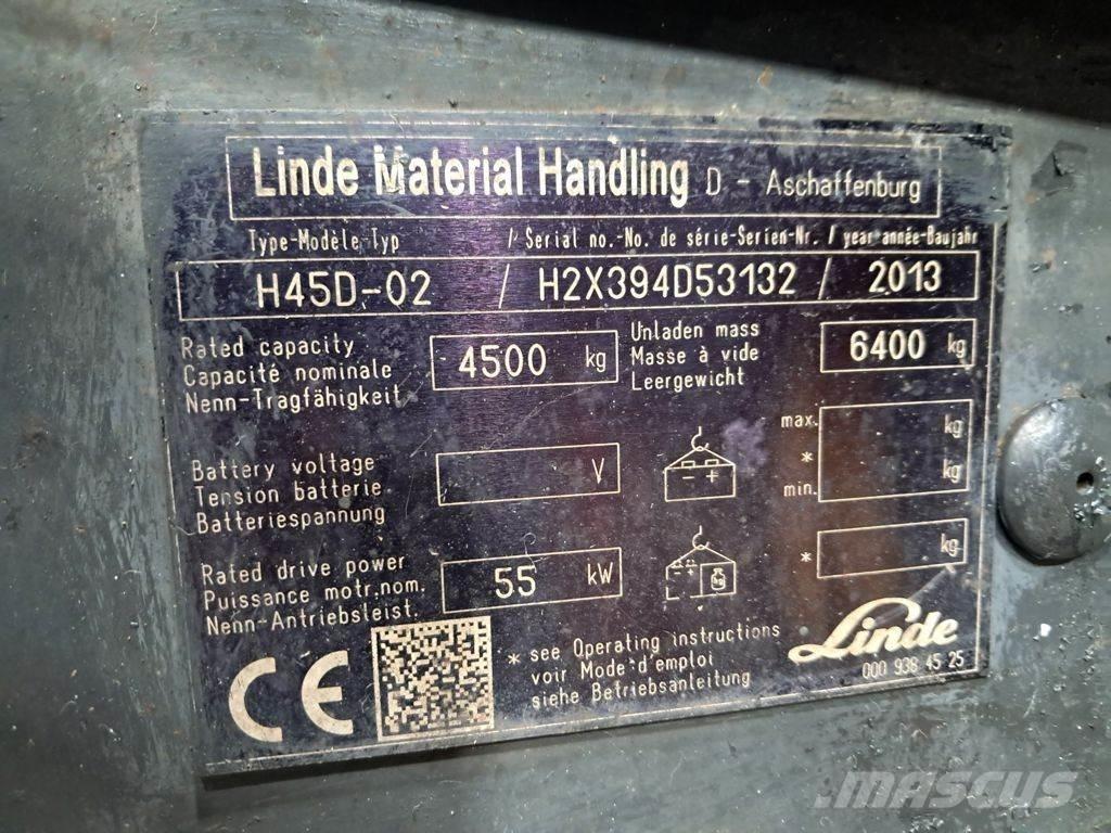 Linde H45D-02 Carretillas diesel