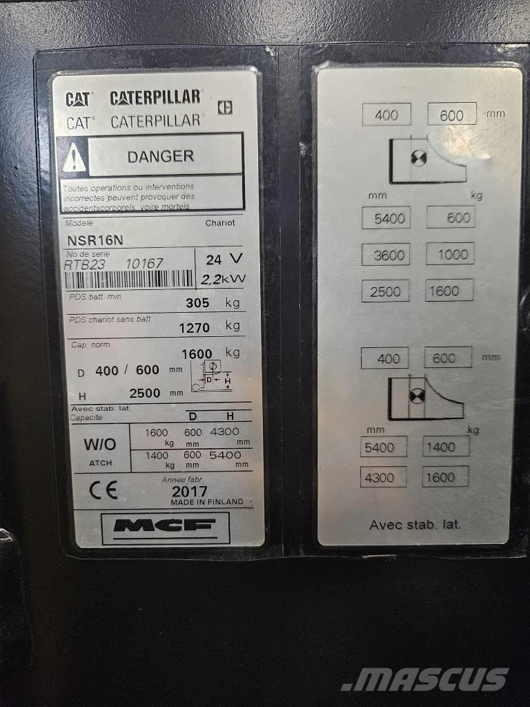 CAT NSR16N (vuokralla) Apiladores eléctricos autopropulsados