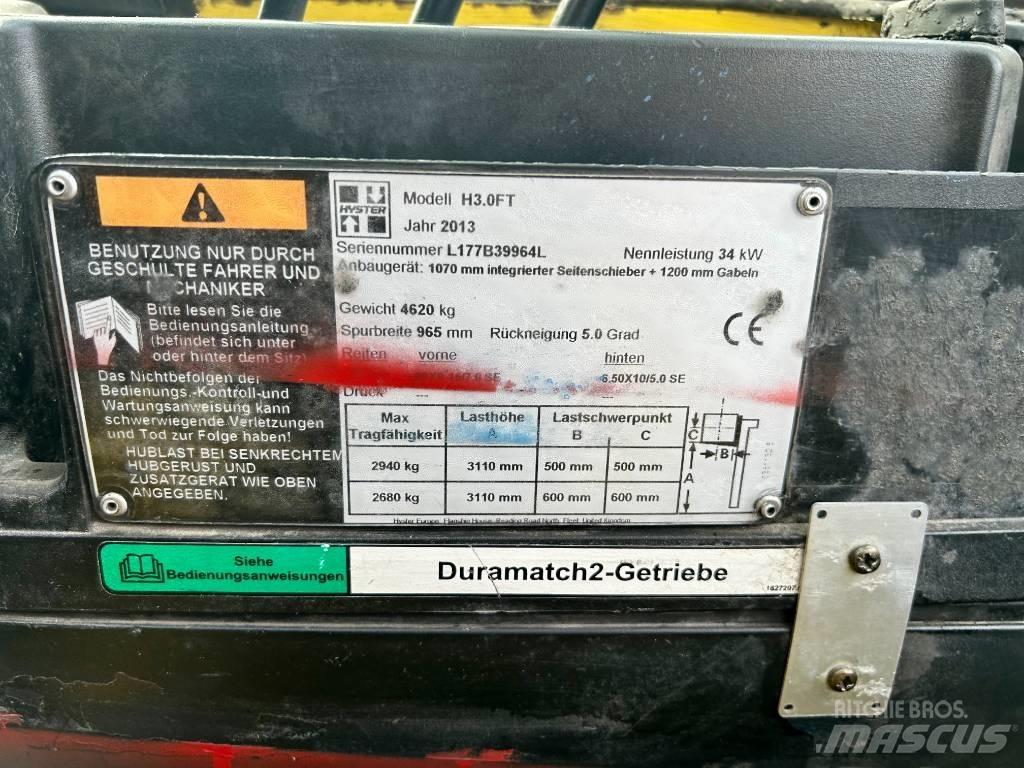 Hyster H 3.0 FT Carretillas diesel