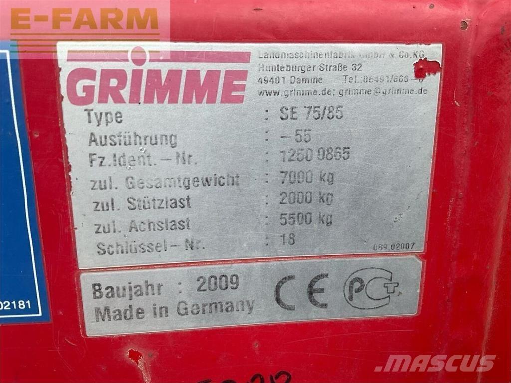 Grimme se 85-55 Cosechadoras y excavadoras para patata