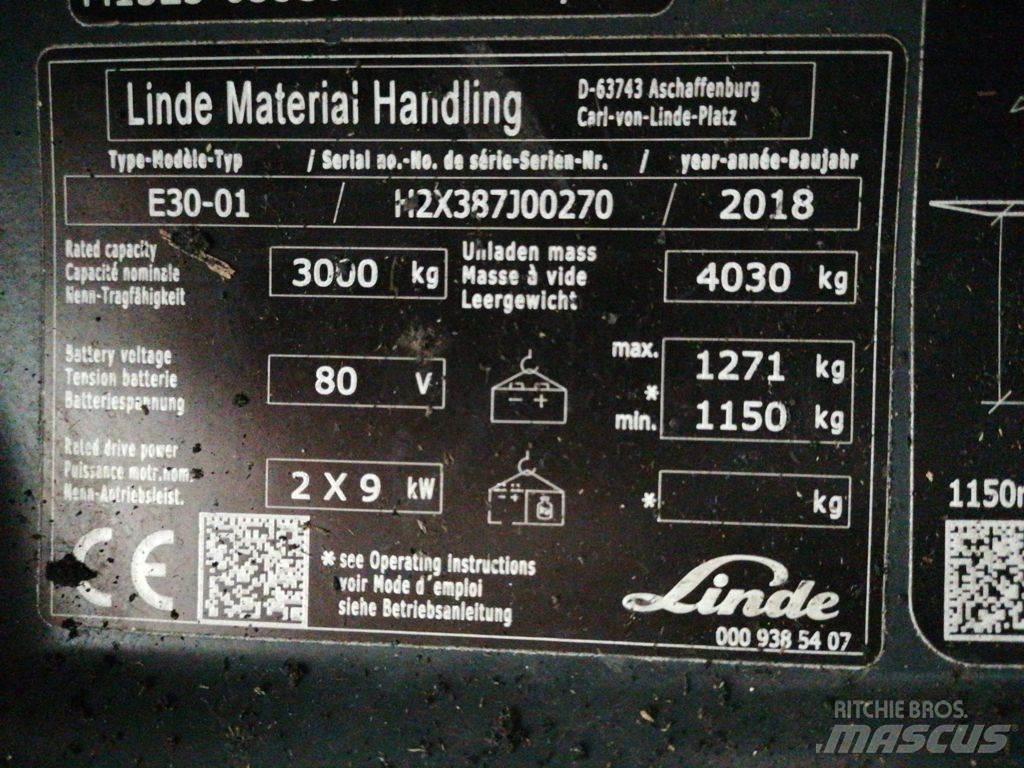 Linde E30-01 Carretillas de horquilla eléctrica