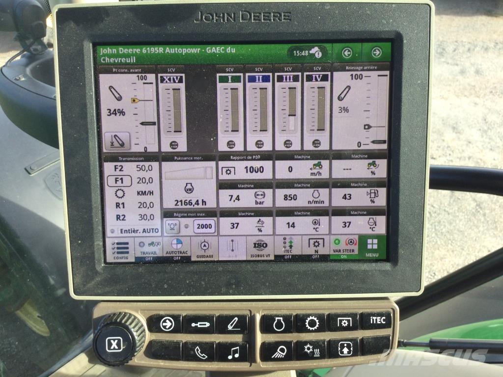 John Deere 6195R Tractores