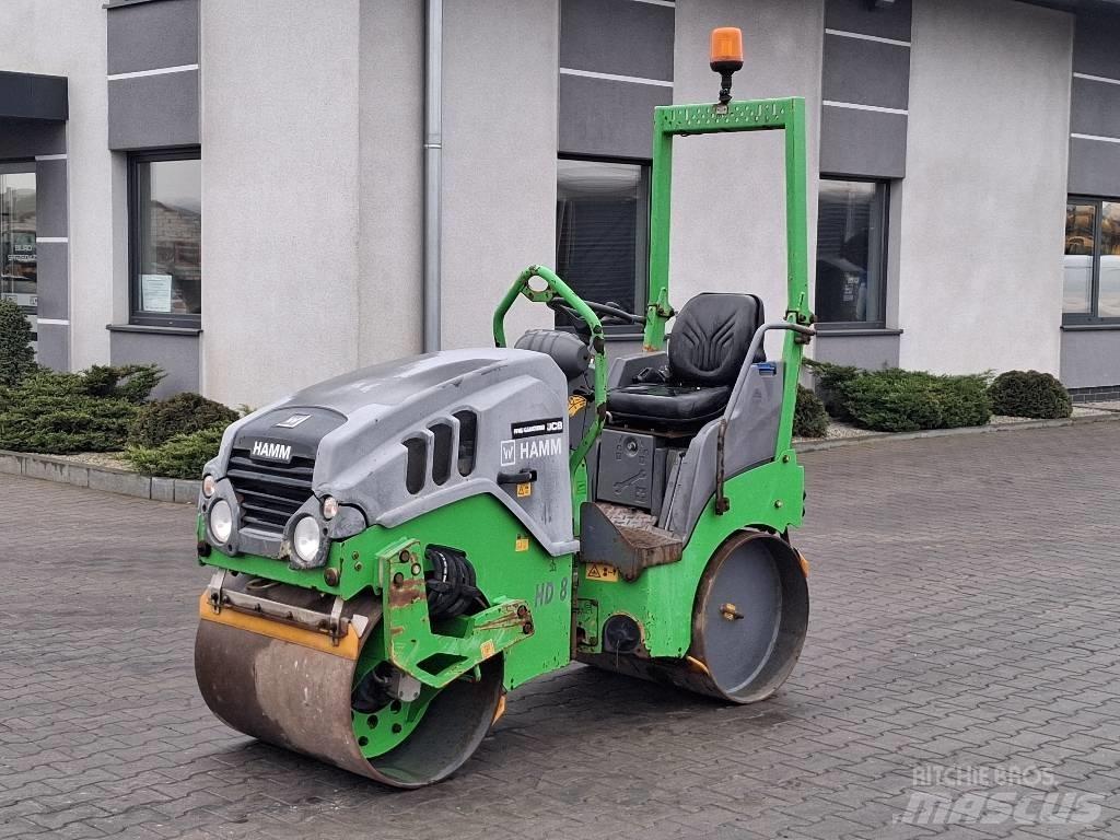 Hamm HD 8 VV Rodillos de doble tambor