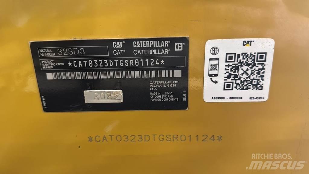 CAT 323D3 Excavadoras especiales