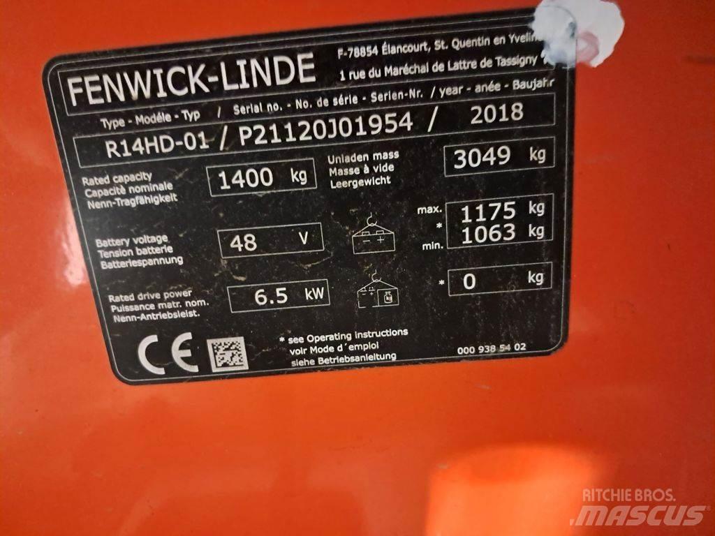Linde R14 HD Carretillas retráctiles