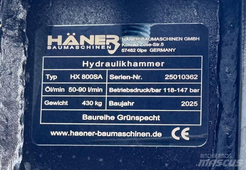  Haner HX 800SA Martillos hidráulicos