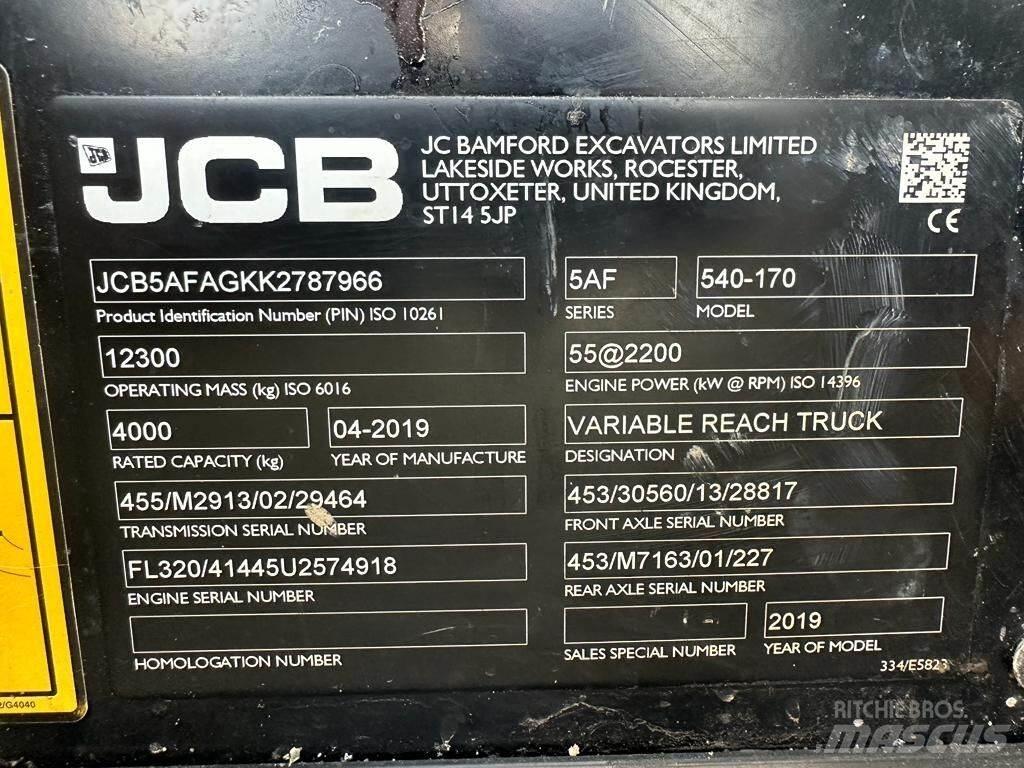JCB 540-170 Carretillas telescópicas