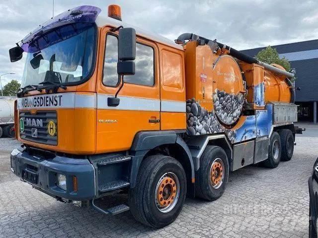 MAN 41.464 8x4 Camiones aspiradores/combi