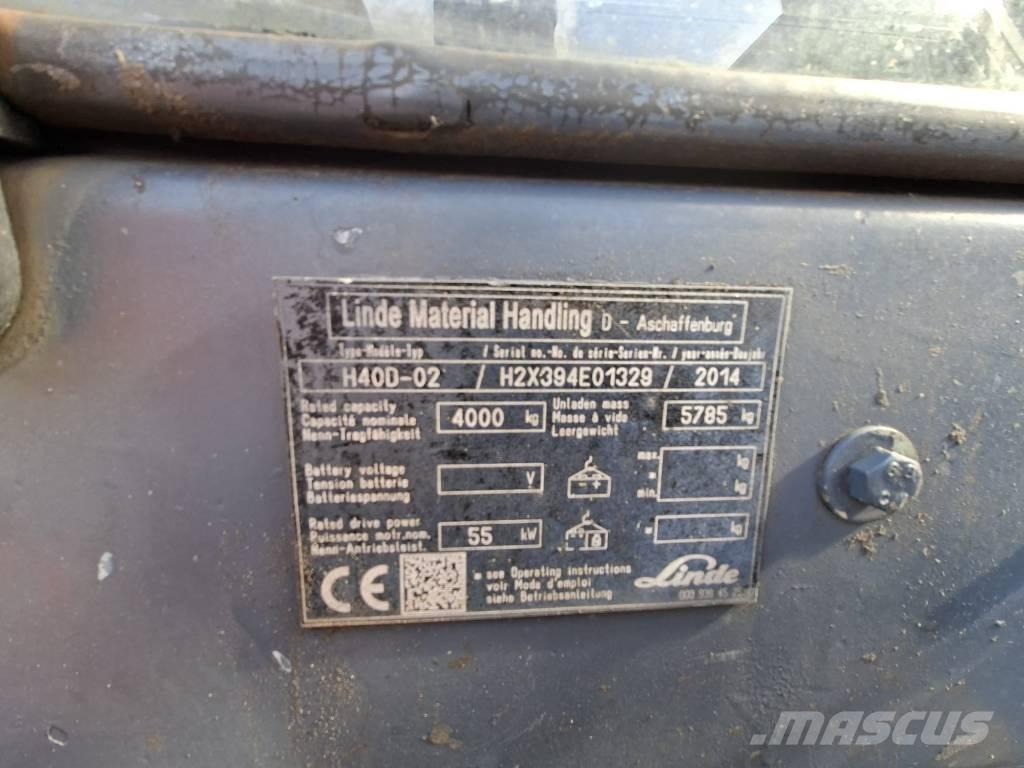 Linde H40D-02 Carretillas diesel