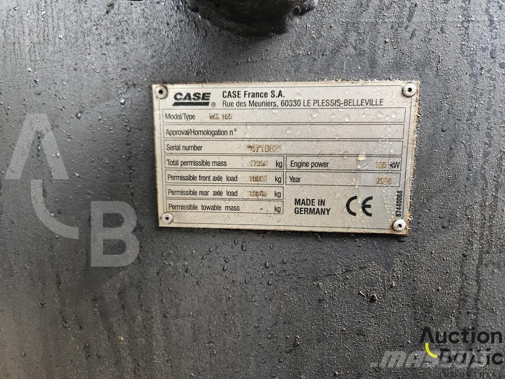 CASE WX 165 Excavadoras de ruedas