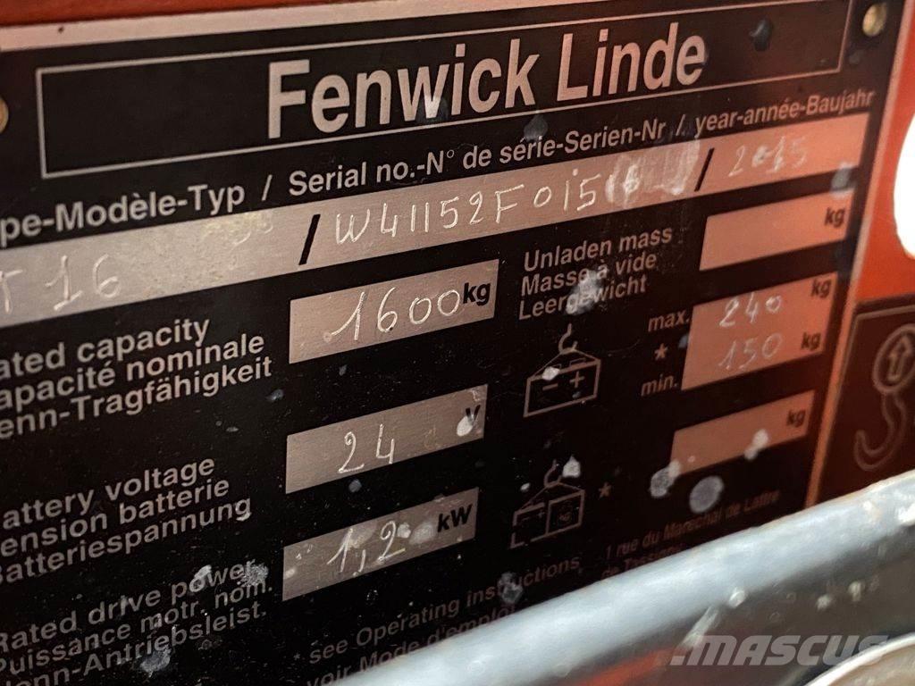 Linde T16 Transpaletas Electricas