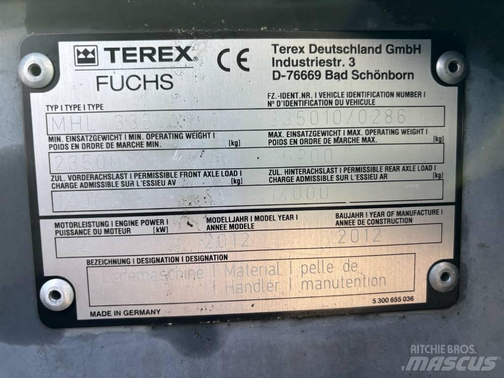 Fuchs MHL 335 Excavadoras de manutención