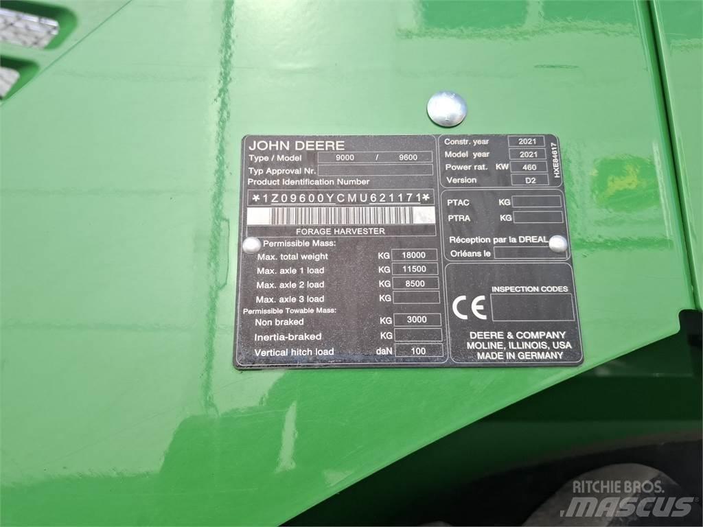 John Deere 9600 Picadoras de forraje autopropulsadas