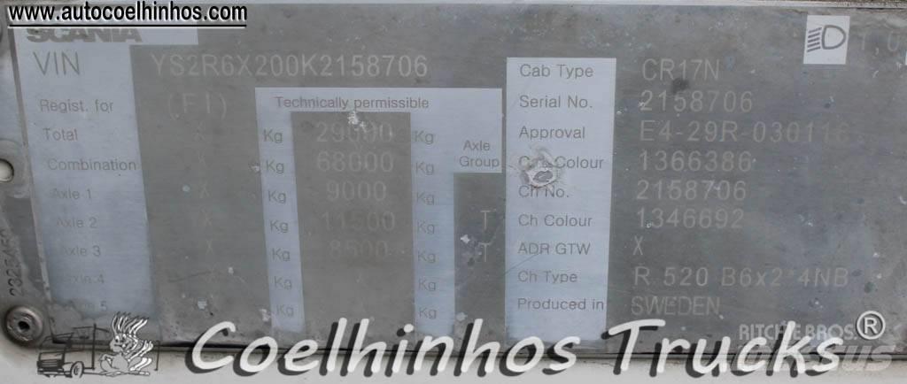 Scania R 520  V8 Camiones chasis