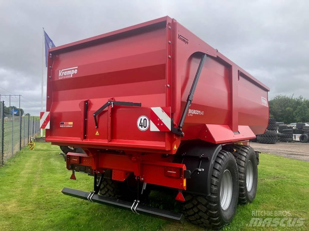 Krampe Big Body 640 Remolques volquete