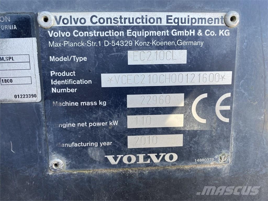 Volvo EC 210 C L Excavadoras de cadenas