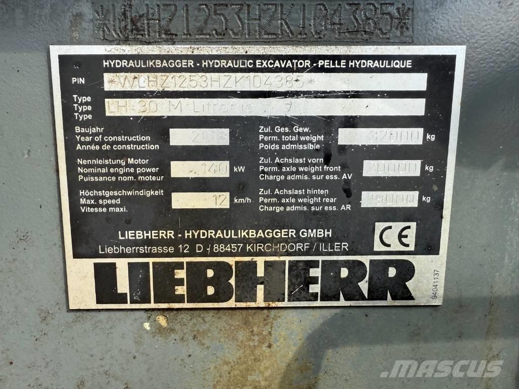 Liebherr LH 30 M Excavadoras de manutención