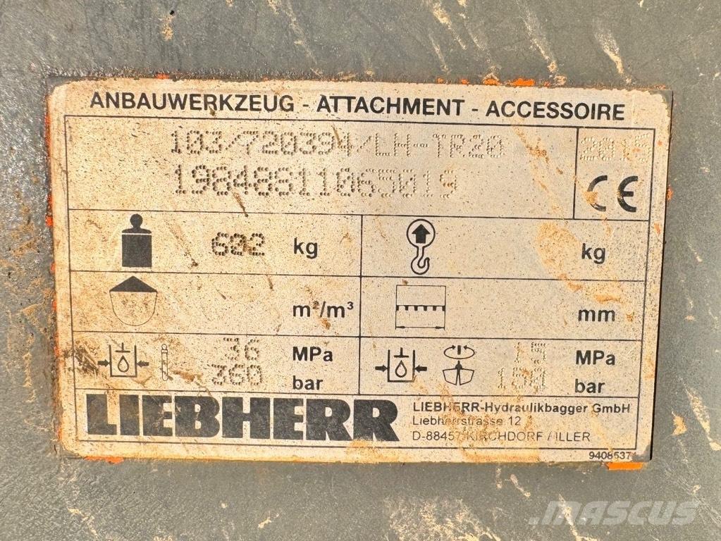 Liebherr LH-TR 20 Enganches rápidos
