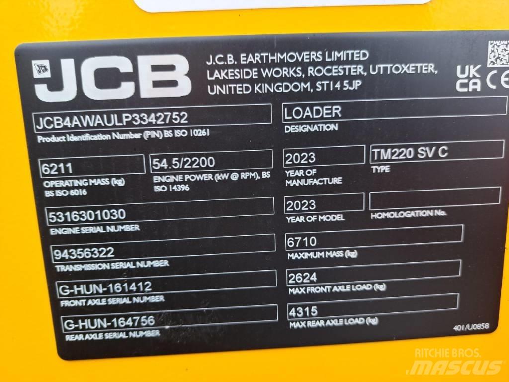 JCB TM 220 SV Cargadoras sobre ruedas