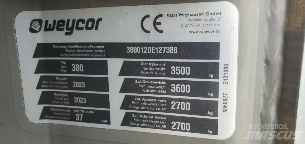 Weycor AR 380 Cargadoras sobre ruedas
