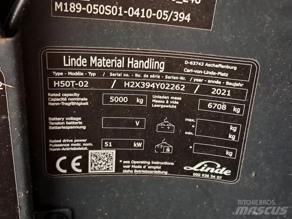 Linde H50T-02 Carretillas LPG