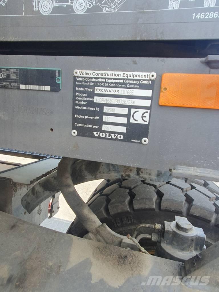 Volvo EW 160 E Excavadoras de ruedas