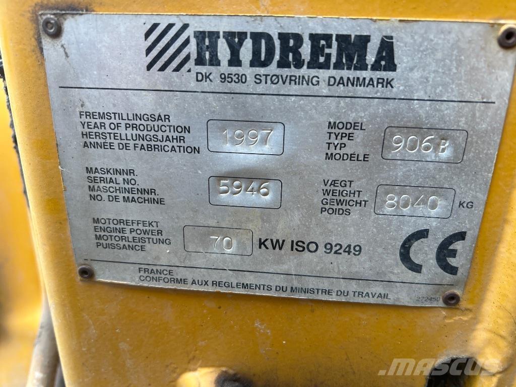 Hydrema 906 B Retrocargadoras