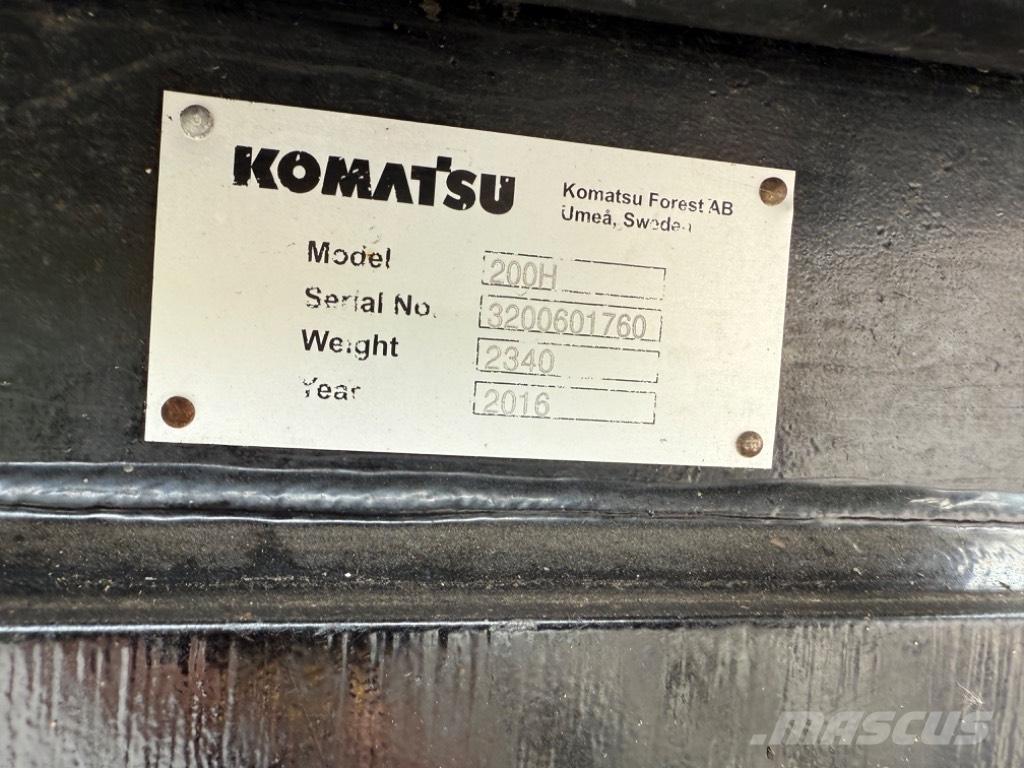 Komatsu 901 Cosechadoras
