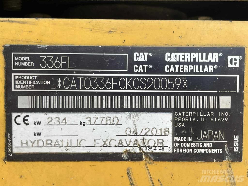 CAT 336 FL Excavadoras de cadenas