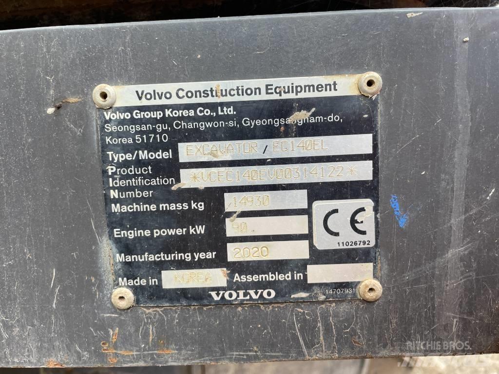 Volvo EC 140 EL Excavadoras de cadenas