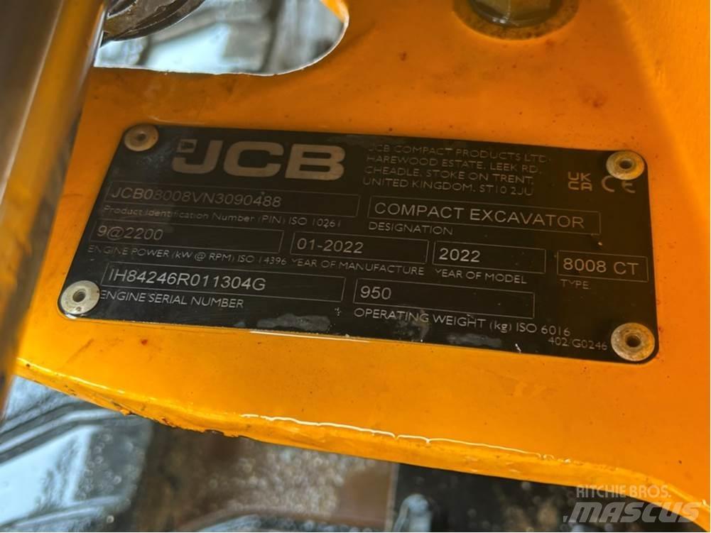 JCB MICRO 8008 Mini excavadoras < 7t