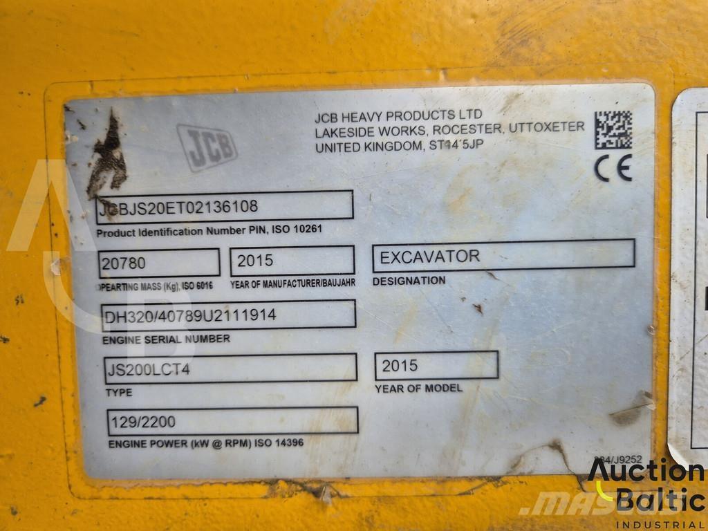 JCB JS 200 LC T4 Excavadoras de cadenas