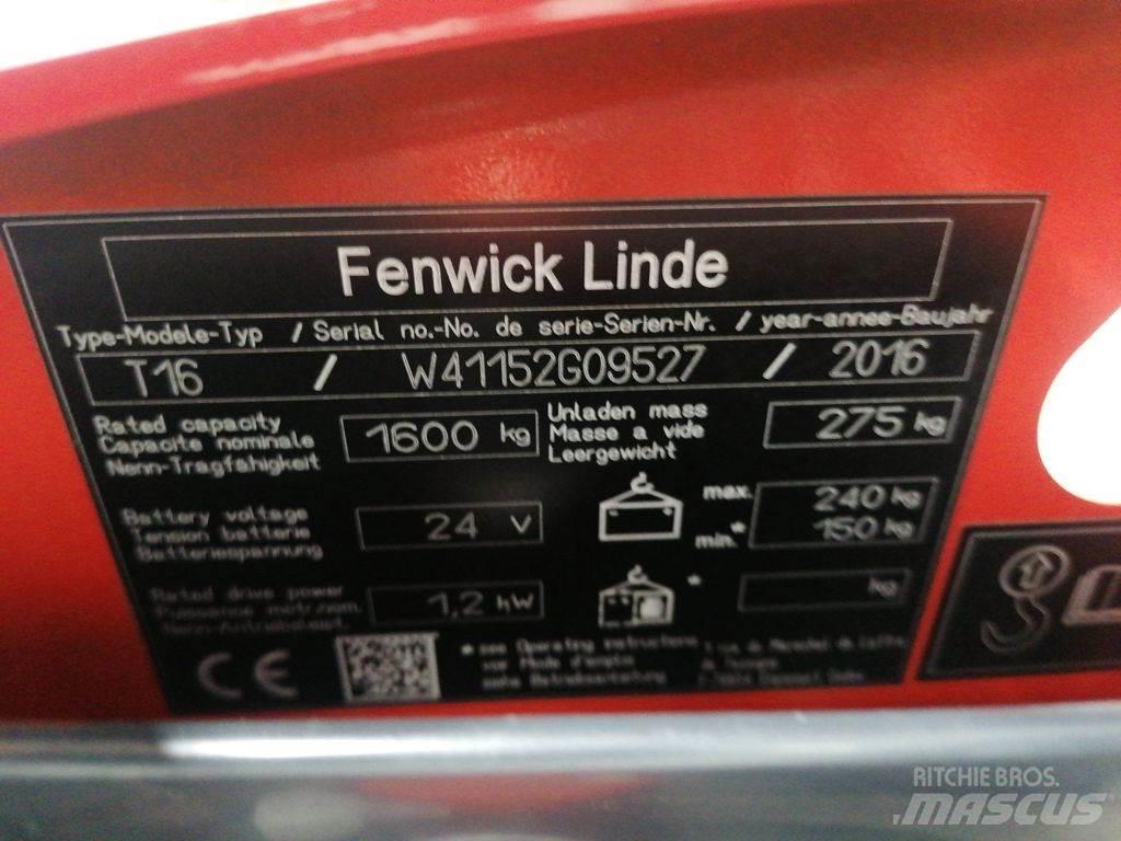 Linde T16 Transpaletas Electricas