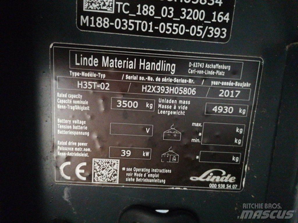 Linde H35T-02 Carretillas LPG