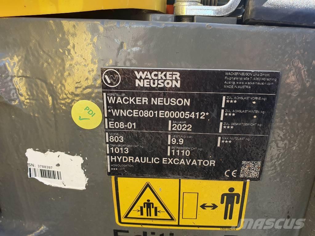 Wacker Neuson 803 Excavadoras de cadenas