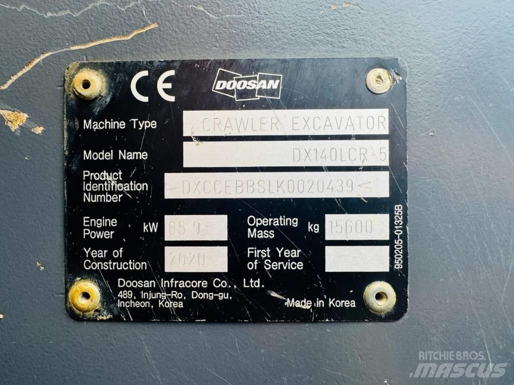 Doosan DX 140 LCR-5 Excavadoras de cadenas