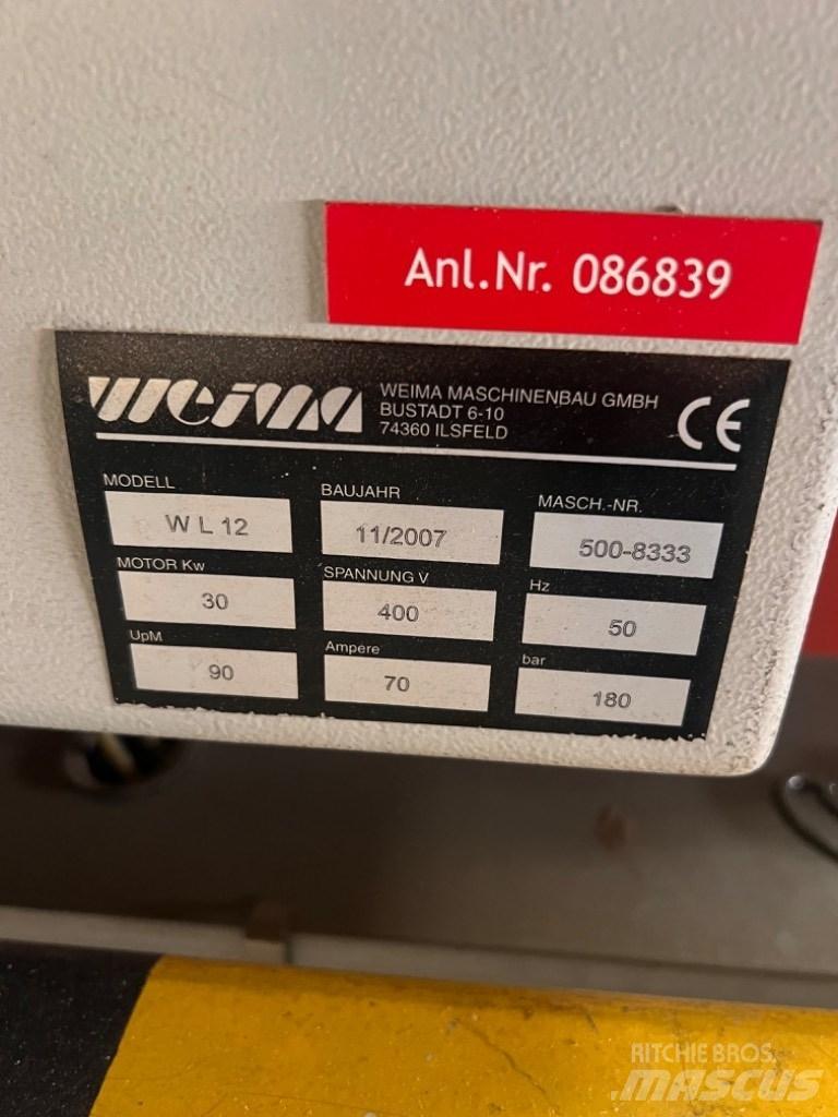 Weima HWV 3000 / WL12 Trituradoras para desguace